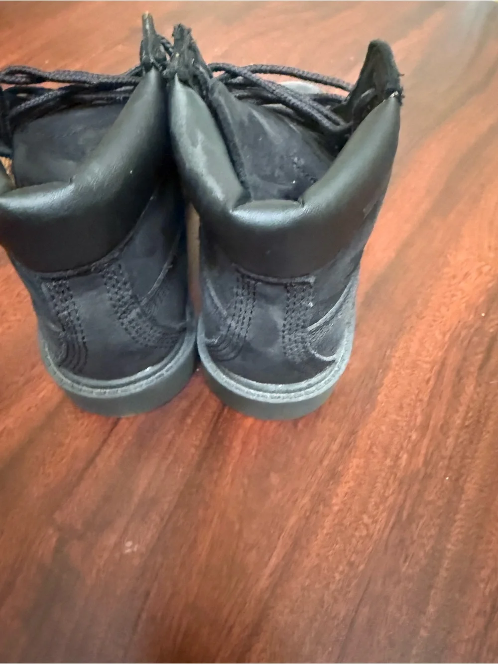Timberland Kids Black Lace-Up Rugged Boots